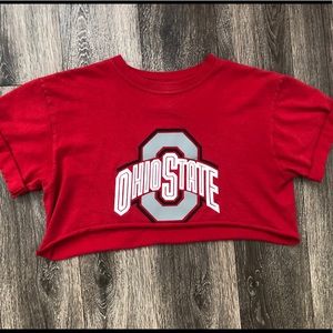 OHIO STATE CROPPED T-SHIRT